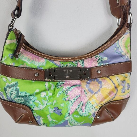 Chaps Pastel Paisley Print Shoulder Bag‎ - Picture 3 of 15